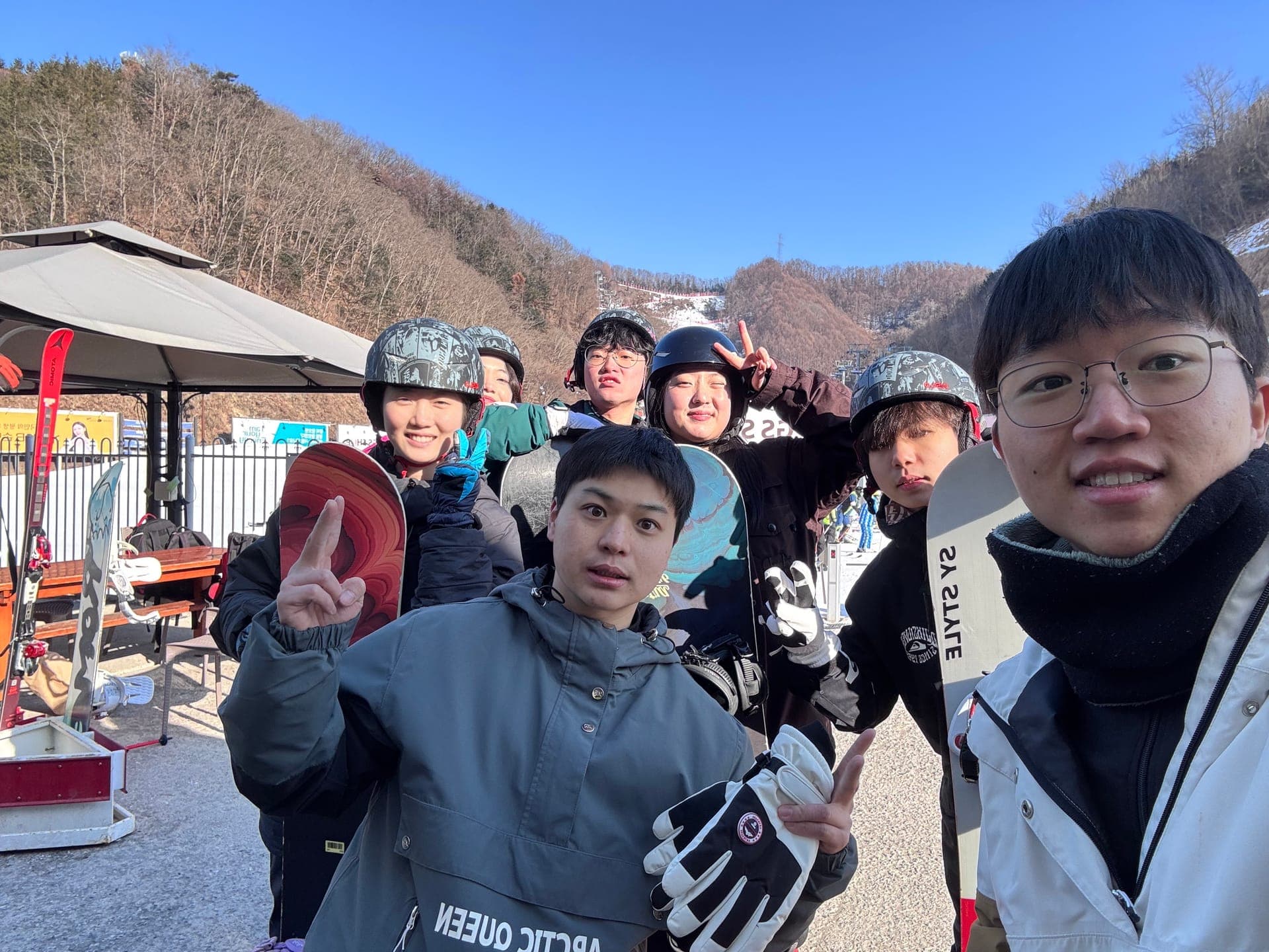 행신교회 청년회 겨울 수련회 스키장